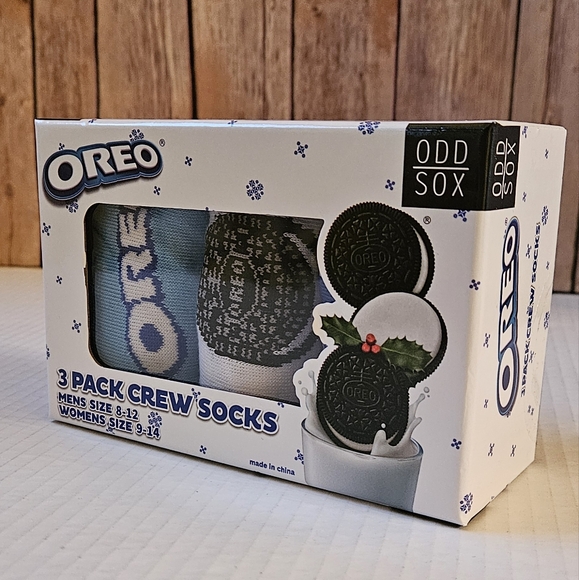ODDSOX 3 PACK OREO SOCKS NIP - Picture 8 of 8